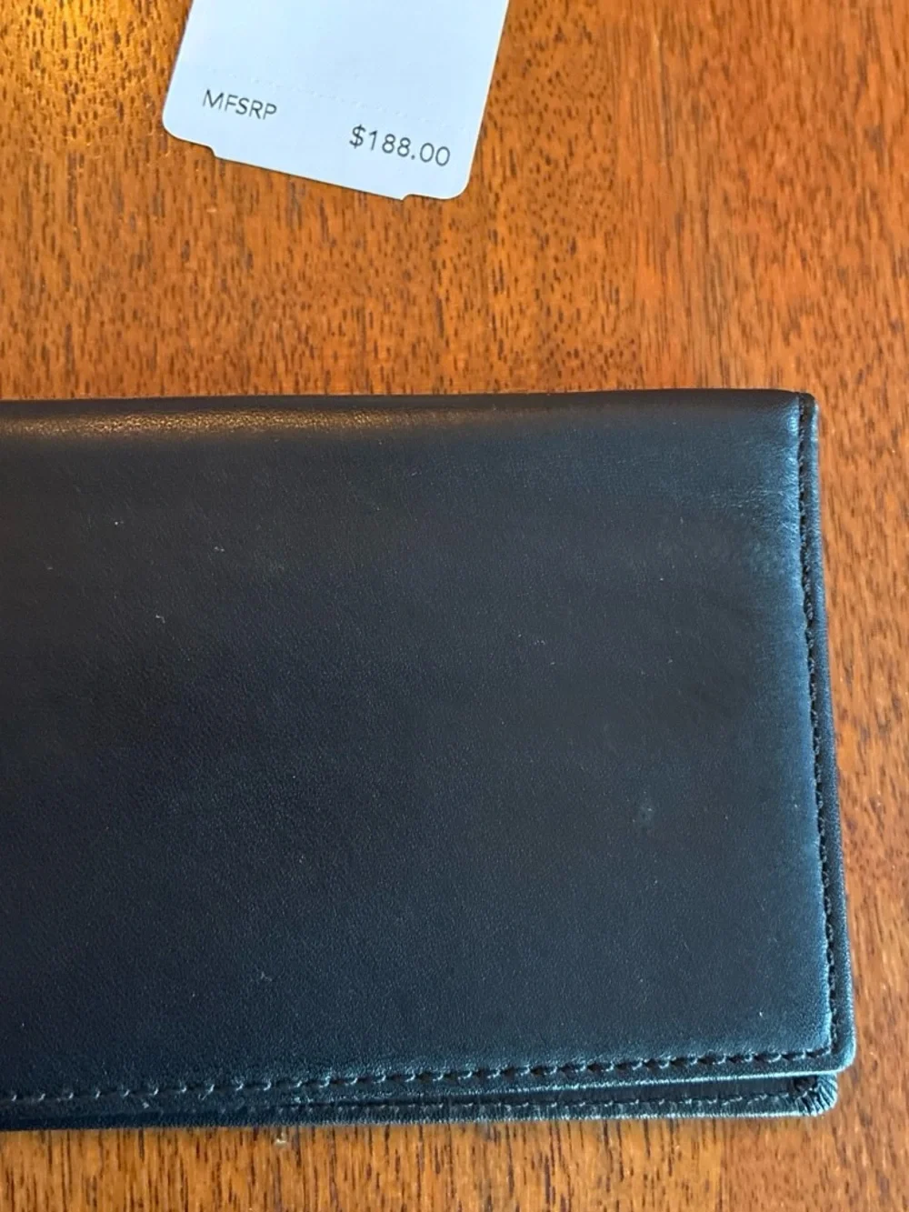 Coach Black Leather slim Passcase ID Wallet F74527 men’s